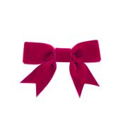 Mini velvet bowtie